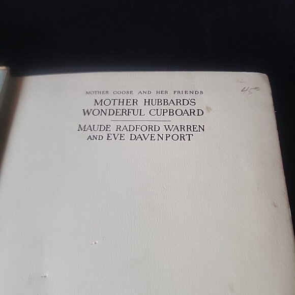 Vintage Mother Hubbard's Wonderful Cupboard (Warren and Davenport - 1924) - Picture 6 of 14